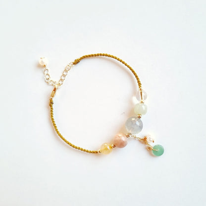 Pulsera de Piedra de Sol y Piedra de Luna