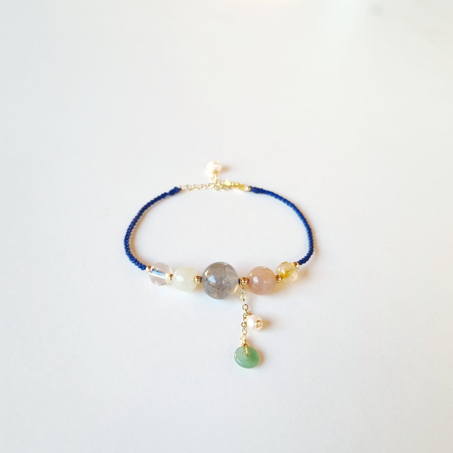 Pulsera de Piedra de Sol y Piedra de Luna