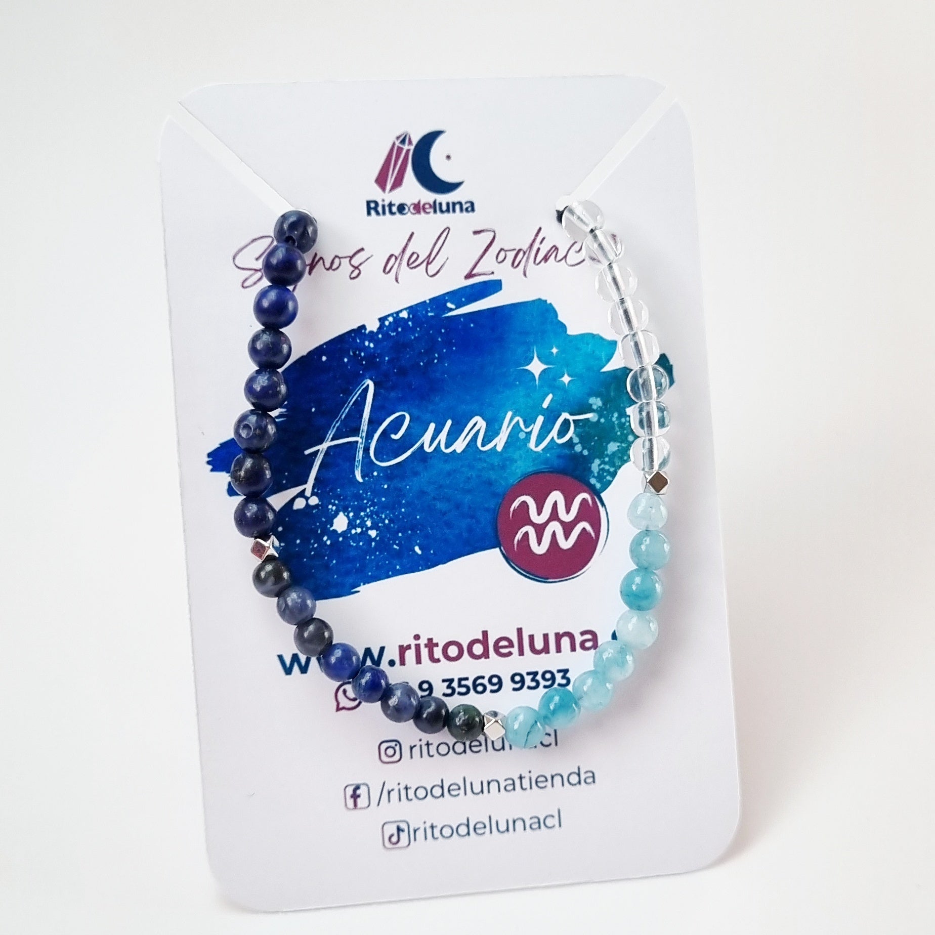 Pulsera Acuario · Intuición y Fluidez
