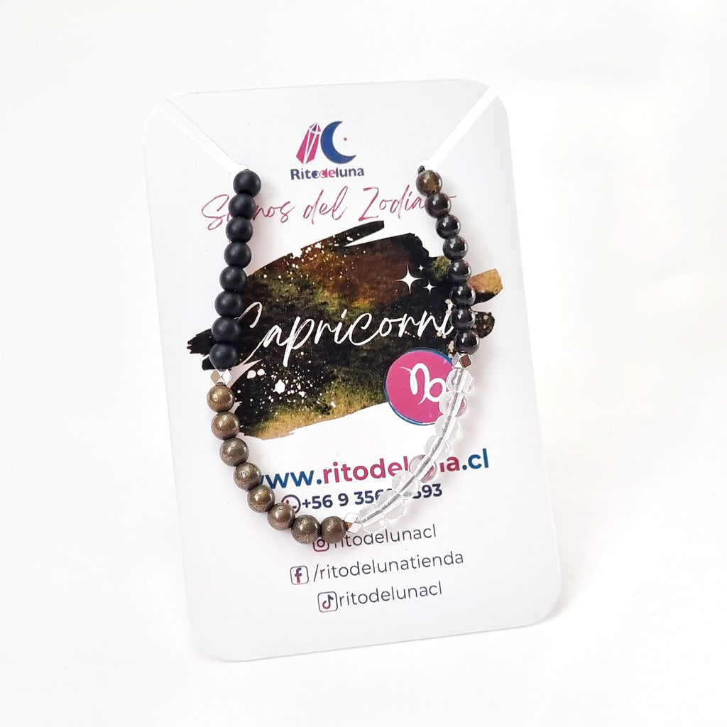 Pulsera Capricornio · Fuerza y Estabilidad