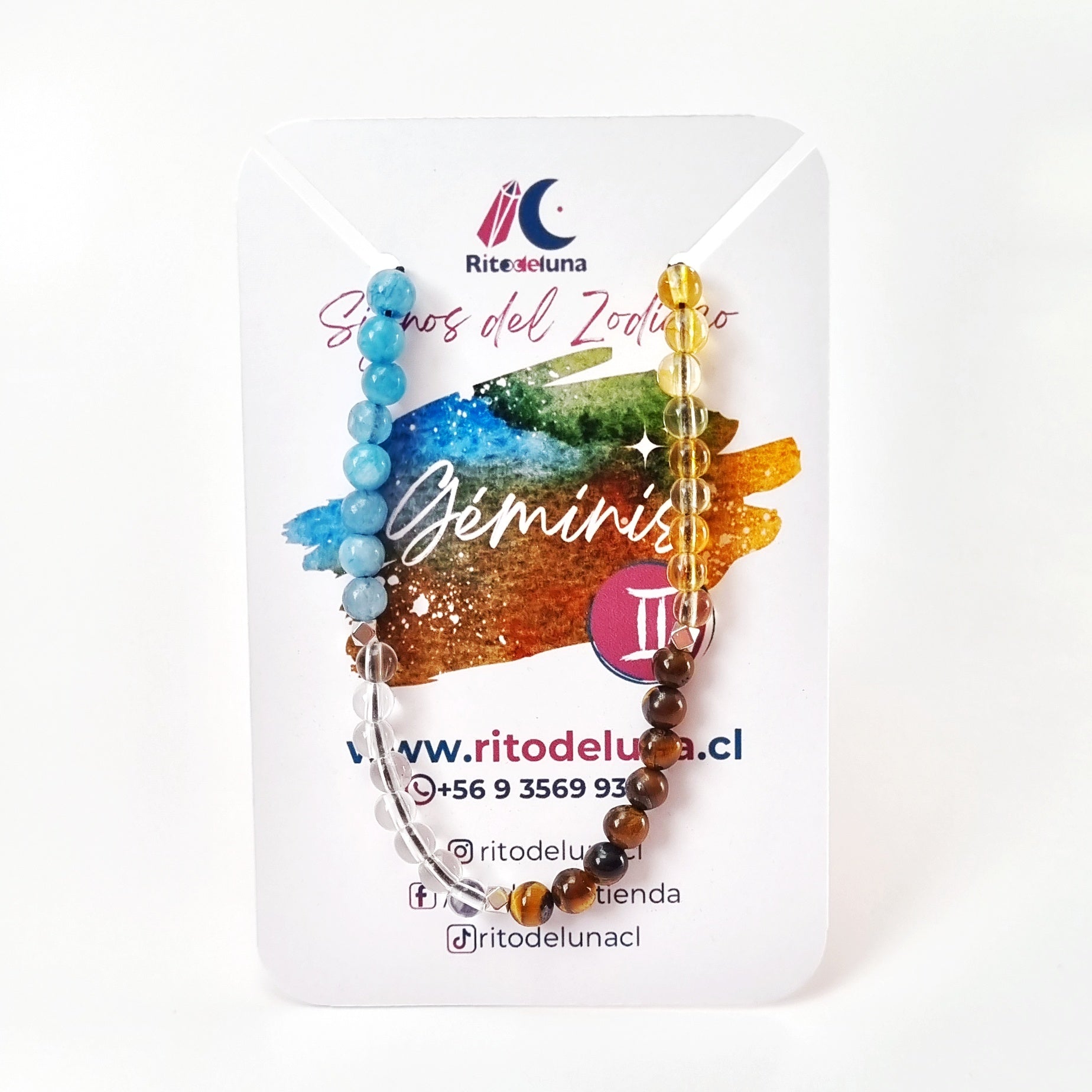 Pulsera Géminis · Claridad y Energía