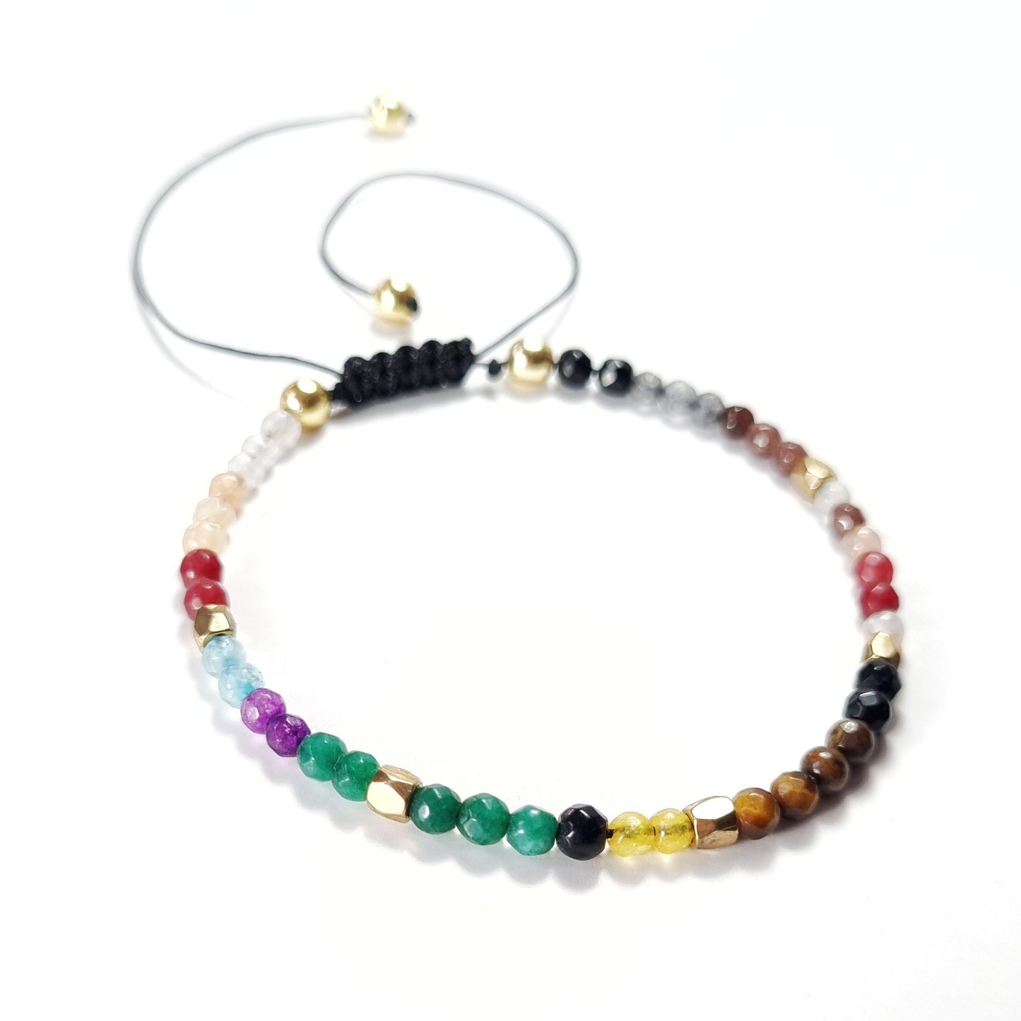 Pulsera Arcoiris de piedras naturales