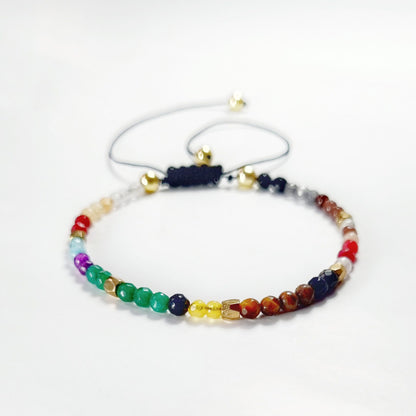 Pulsera Arcoiris de piedras naturales