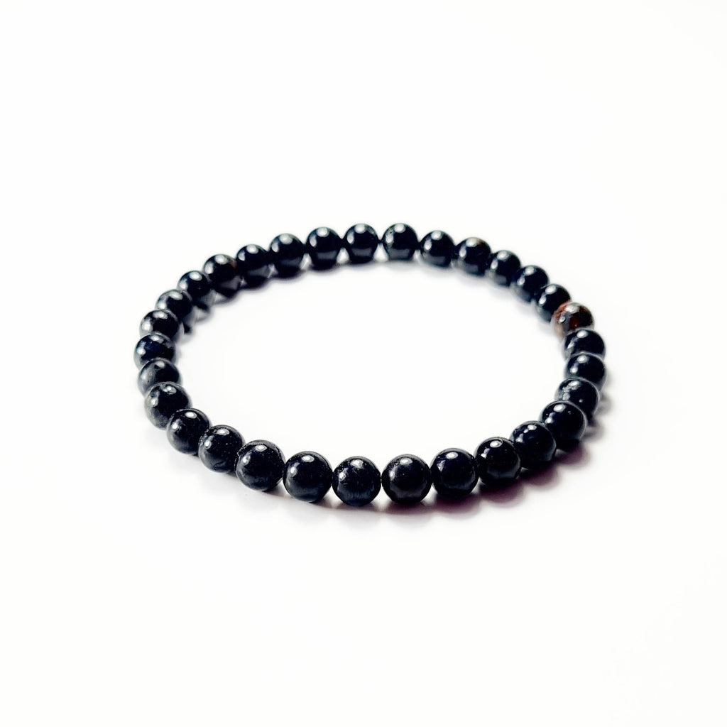 Pulsera Protección Profunda · Turmalina Negra
