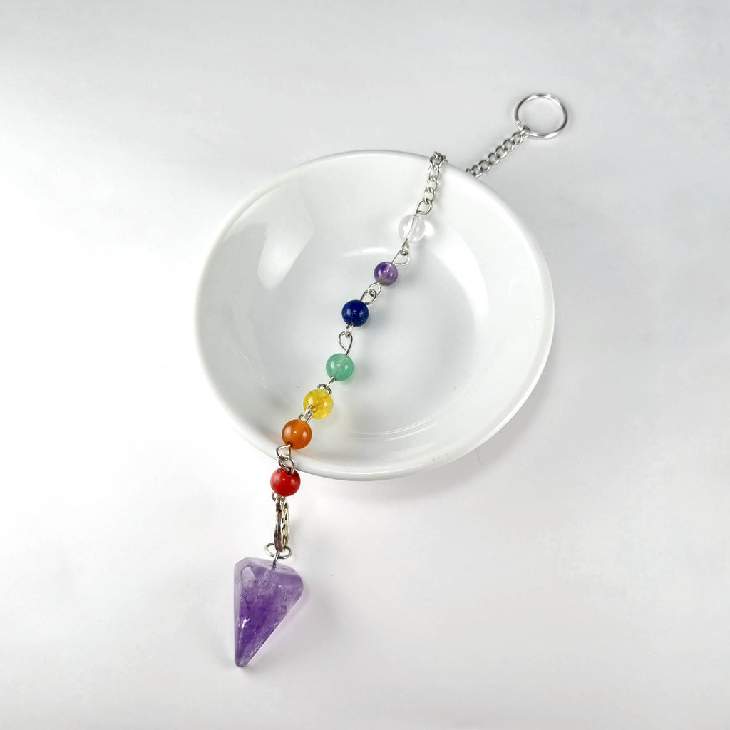 Péndulo de Amatista · 7 Chakras