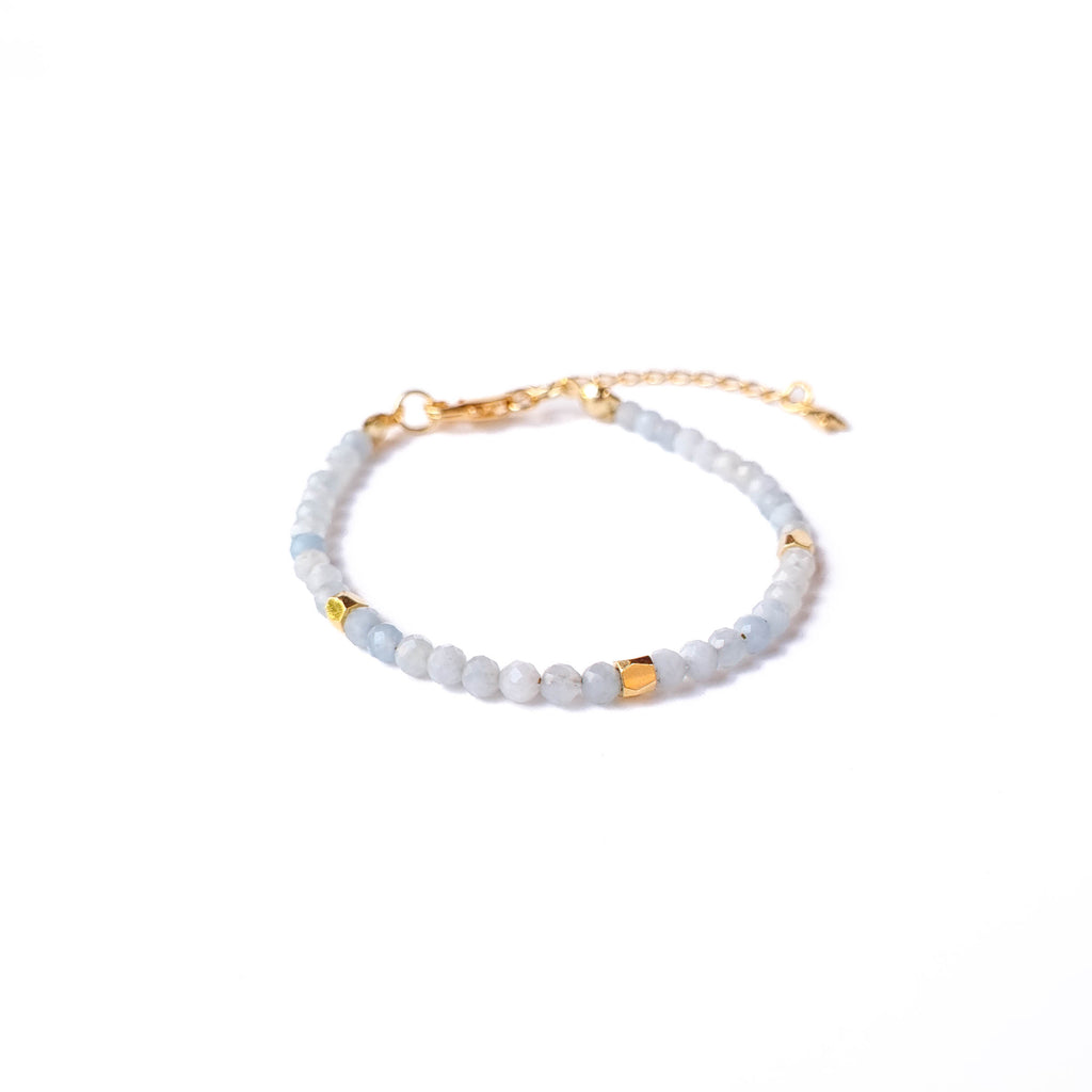Pulsera Aguamarina · Calma y Fluidez