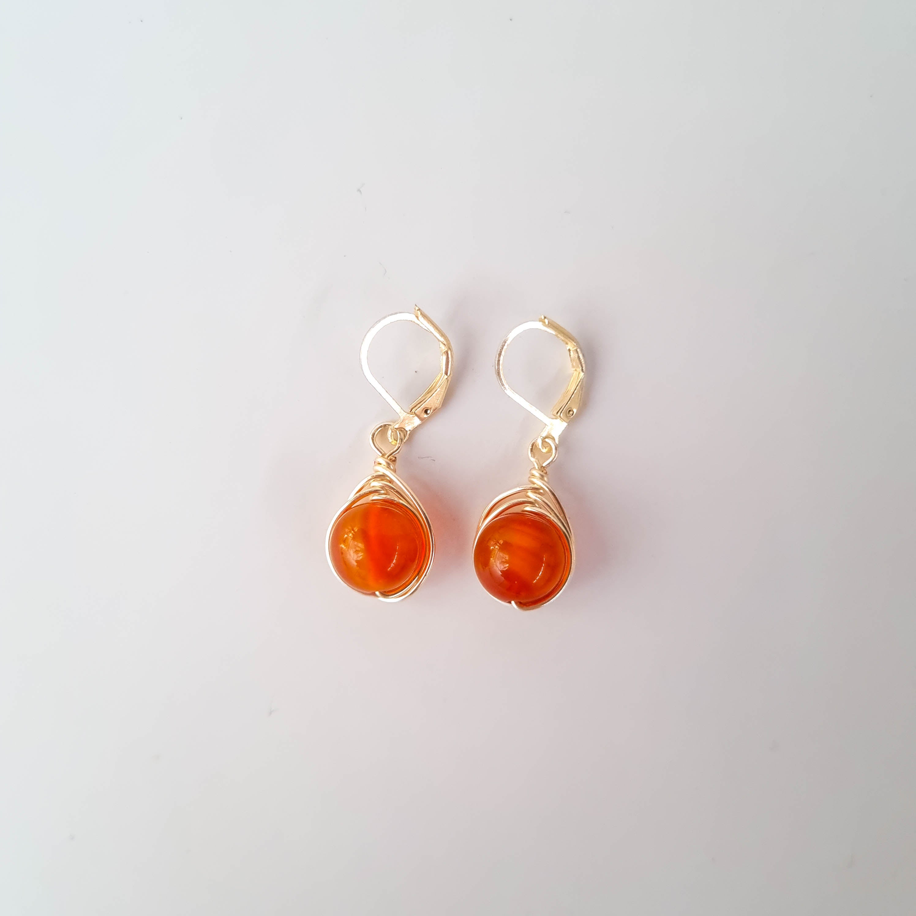 Aros Esferas de Energía · Cornalina